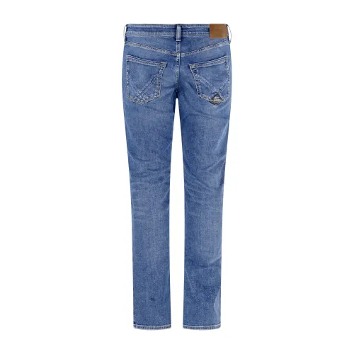 Roy Roger's - Jeans denim medio 5 tasche skinny fit per uomo | rru076d6692839