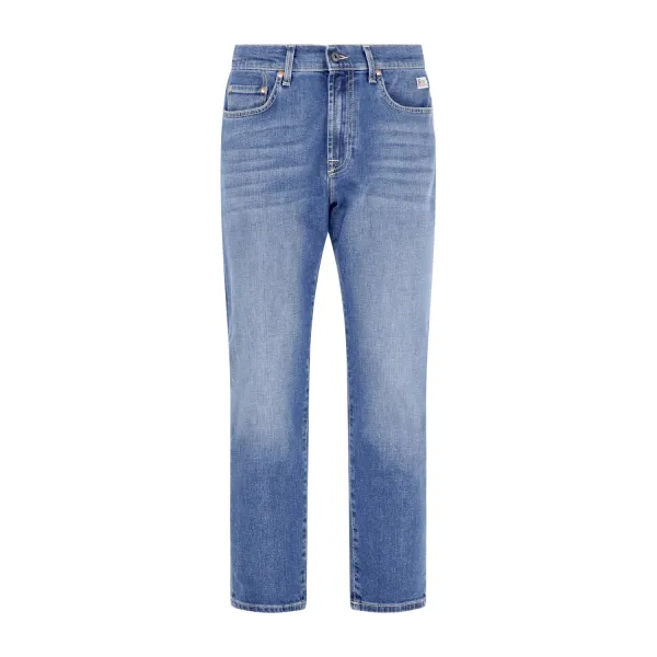 Roy Roger's - Jeans denim medio 5 tasche Dapper Loose Fit per uomo |