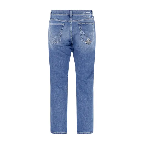Roy Roger's - Jeans denim medio 5 tasche Dapper Loose Fit per uomo |