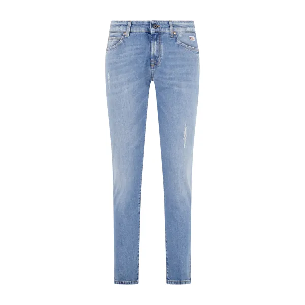 Roy Roger's - Jeans denim chiaro 527 John slim fit per uomo | rru90003d6722664