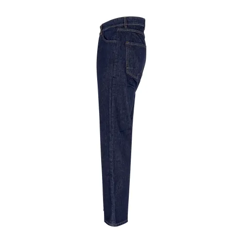 Officina36 - Jeans 5 tasche denim scuro vestibilità Loose per uomo | 0243800183