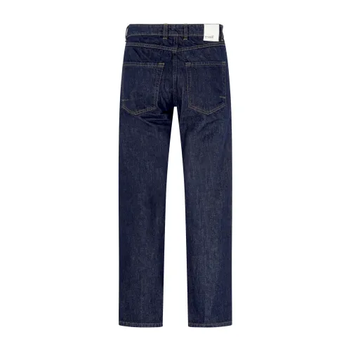 Officina36 - Jeans 5 tasche denim scuro vestibilità Loose per uomo | 0243800183