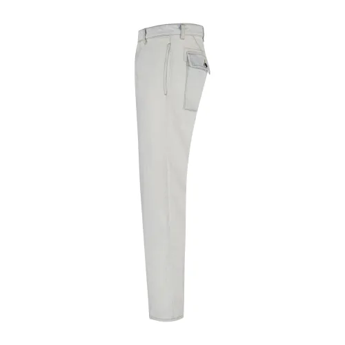 Officina36 - Jeans 5 tasche denim chiaro vestibilità Loose per uomo |