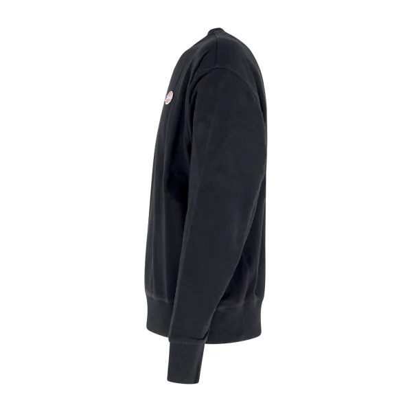 Dickies - Felpa nera con patch logo sul petto per uomo | dk0a4ylzblk1 2