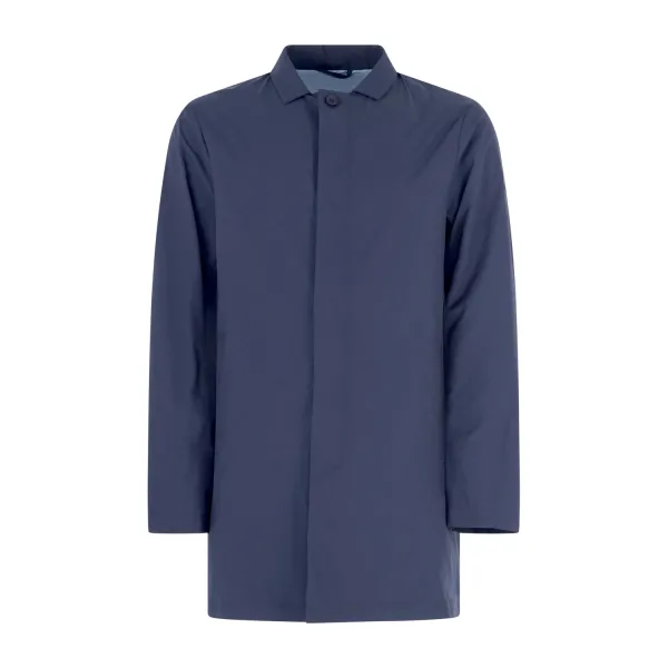 People of Shibuya - Trench blu Toshiro richiudibile in pochette interna per