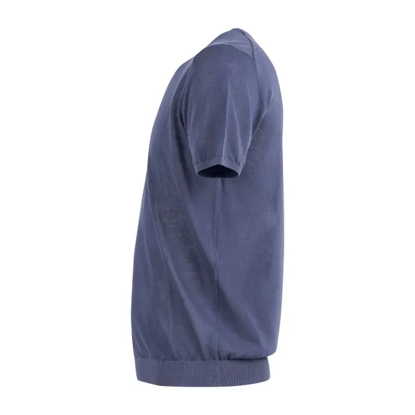 L.B.M. 1911 - T-shirt blu manica corta in cotone filo finezza 18 per uomo | 2