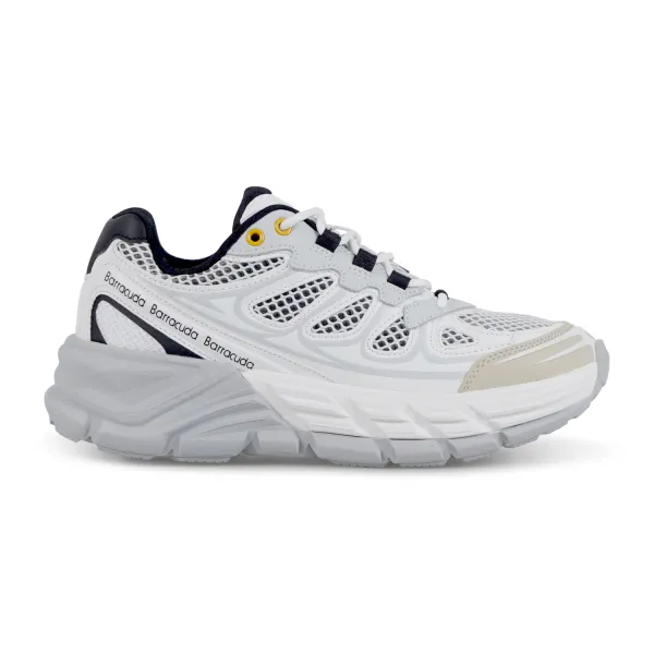 Barracuda - Sneakers multicolore in pelle e tessuto Round-One per uomo | bu3516