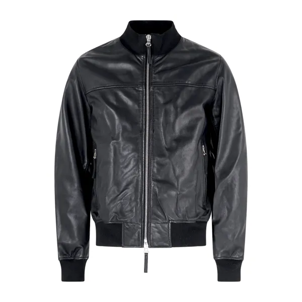 Roy Roger's - Giubbotto nero madison in pelle per uomo | rru216cb94xxxx
