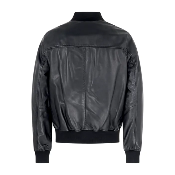 Roy Roger's - Giubbotto nero madison in pelle per uomo | rru216cb94xxxx