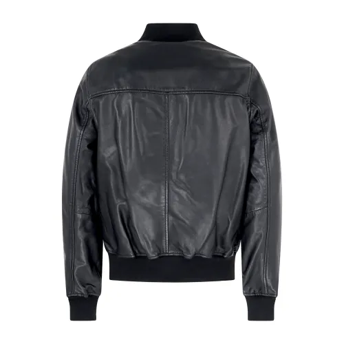 Roy Roger's - Giubbotto nero madison in pelle per uomo | rru216cb94xxxx