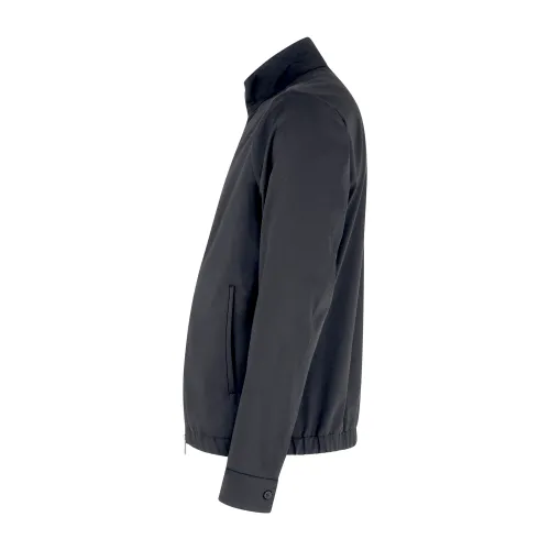 Unity - Giubbotto nero con zip per uomo | ja-rewind-25 black