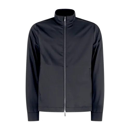 Unity - Giubbotto nero con zip per uomo | ja-rewind-25 black