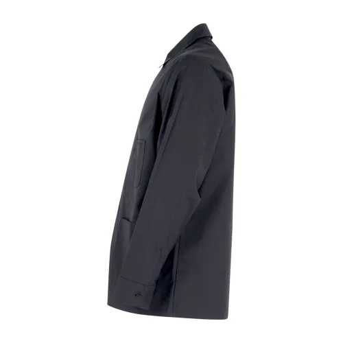 Richmond X - Camicia nera Baiusu con ricamo logo sul taschino per uomo |