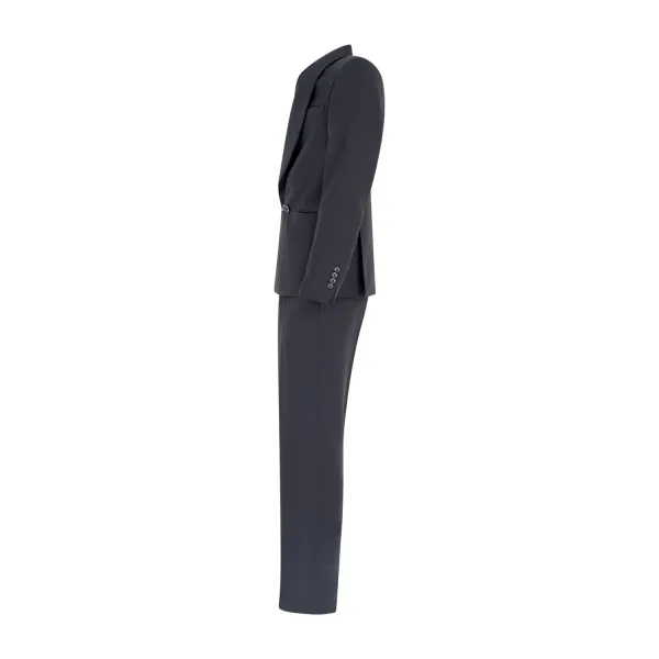 Alessandro Gilles - Abito nero doppiopetto con pantalone palazzo per uomo | 2