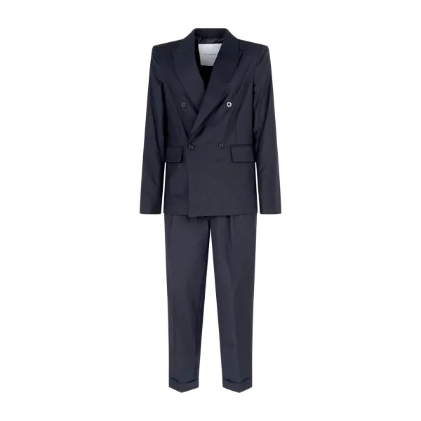 Richmond X - Abito nero doppiopetto bahuim per uomo | ump25226gchb black