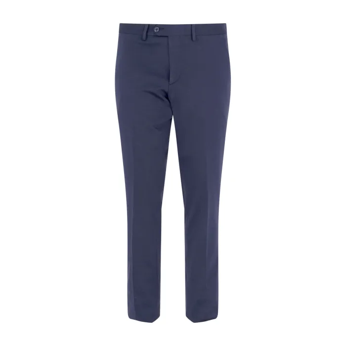 Alessandro Gilles - Abito blu monopetto in jersey di cotone Drop4 per uomo |