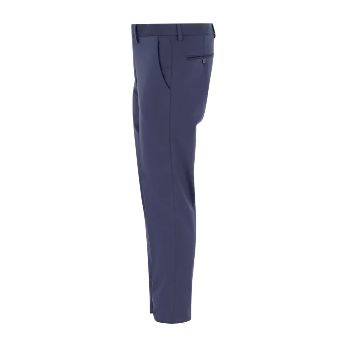 Alessandro Gilles - Abito blu monopetto in jersey di cotone Drop4 per uomo |