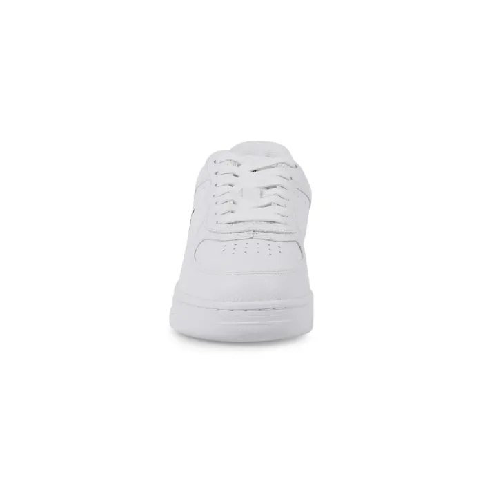 Polo Ralph Lauren - Sneakers bianca Masters court in pelle con patch logo per