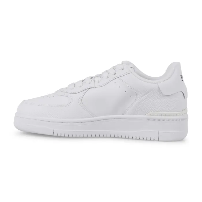 Polo Ralph Lauren - Sneakers bianca Masters court in pelle con patch logo per