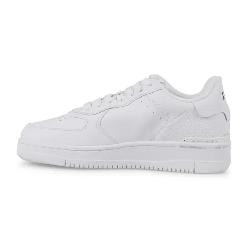Polo Ralph Lauren - Sneakers bianca Masters court in pelle con patch logo per