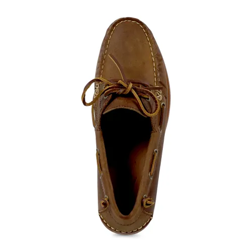 Polo Ralph Lauren - Mocassino marrone Merton in pelle per uomo | 803932219002