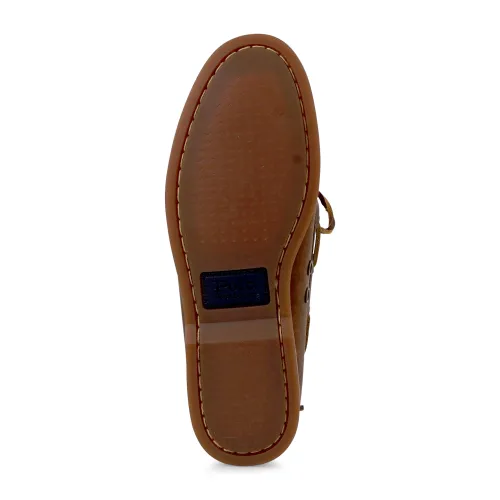 Polo Ralph Lauren - Mocassino marrone Merton in pelle per uomo | 803932219002