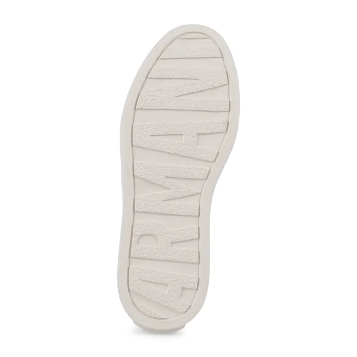 Armani Exchange - Slip-on nera in pelle con para in gomma alta per uomo |