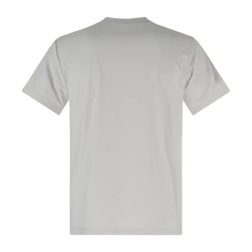 DUNO - T-shirt grigia in tessuto tecnico con logo termosaldato per uomo | greg