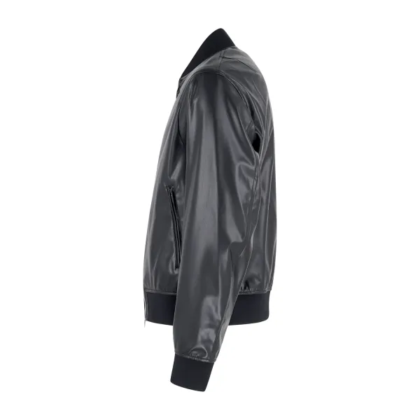 Armani Exchange - Giubbotto nero stile bomber in ecopelle per uomo | xm001241 2