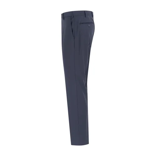 Sartoria Latorre - Abito blu monopetto sfoderato in lana vergine tecnica DR8