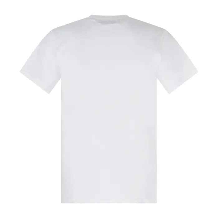 Roy Roger's - T-shirt bianca manica corta con taschino sul petto per uomo |
