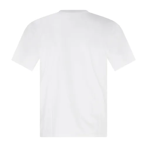 Armani Exchange - T-shirt bianca con stampa logo gommata sul fronte per uomo |