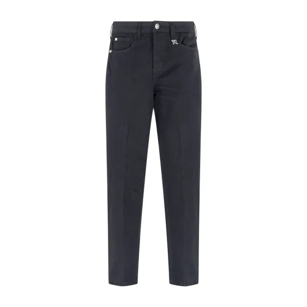 Richmond X - Jeans nero regular fit 5 tasche balia per uomo | ump25210je exg
