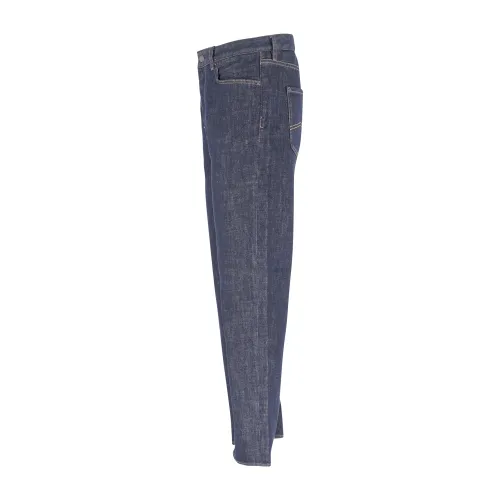 Armani Exchange - Jeans denim scuro 5 tasche baggy fit per uomo | xm000069