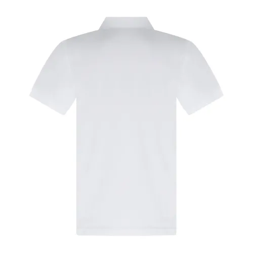 Emporio Armani - Polo bianca manica corta con logo ricamato per uomo | em001380