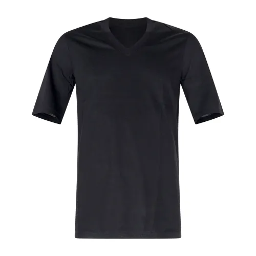Armani Exchange - T-shirt nera mezza manica con scollo a V per uomo | xm000727