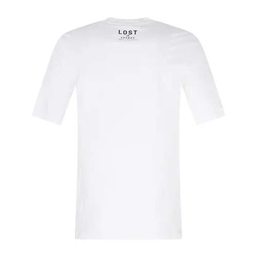 Armani Exchange - T-shirt bianca mezza manica con scollo a V per uomo |