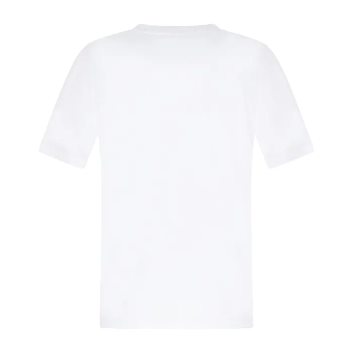Officina36 - T-shirt bianca manica corta in Tencel per uomo | cupf29 bianco