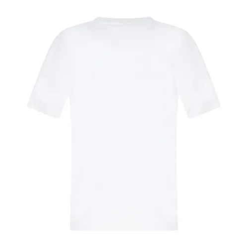 Officina36 - T-shirt bianca manica corta in Tencel per uomo | cupf29 bianco