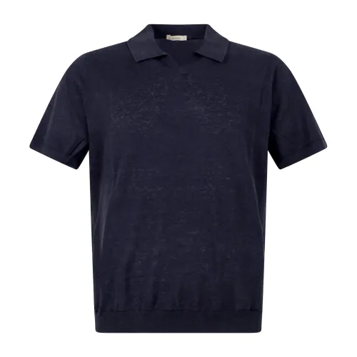 Barbati - Polo blu in maglia manica corta per uomo | ma-b210po 125025 10 blu