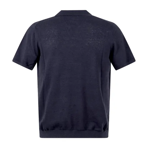 Barbati - Polo blu in maglia manica corta per uomo | ma-b210po 125025 10 blu