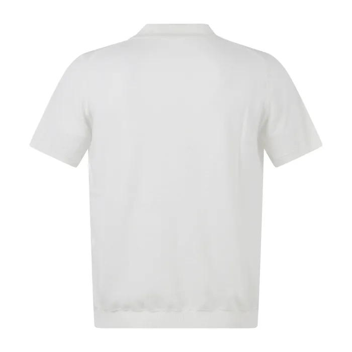 Barbati - Polo bianca in maglia manica corta per uomo | ma-b210po 125025 101