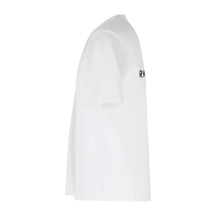 Armani Exchange - T-shirt bianca con stampa logo fronte e retro per uomo |