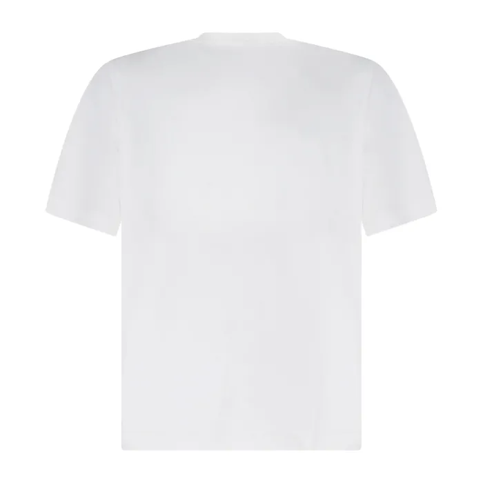 Armani Exchange - T-shirt bianca con ricamo logo sul fronte per uomo | xm000363