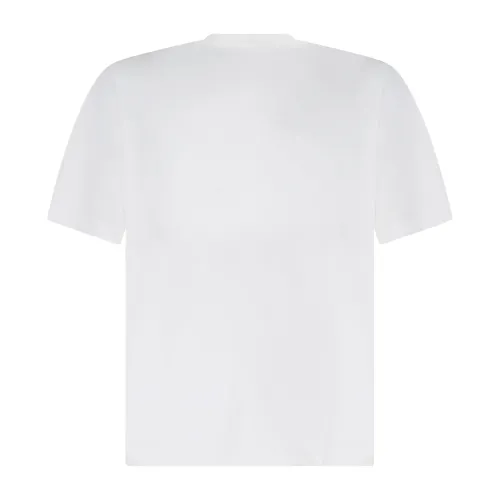 Armani Exchange - T-shirt bianca con ricamo logo sul fronte per uomo | xm000363