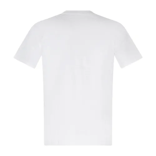 Armani Exchange - T-shirt bianca con logo allover tono su tono per uomo |