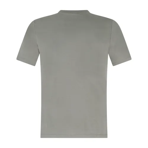 People of Shibuya - T-shirt verde manica corta in filo di scozia per uomo |