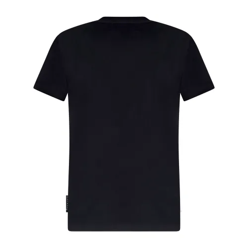 Richmond X - T-shirt nera Hamma con stampa logo sul petto per uomo | ump25154ts