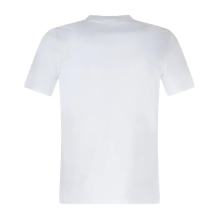 People of Shibuya - T-shirt bianca manica corta in filo di scozia per uomo |