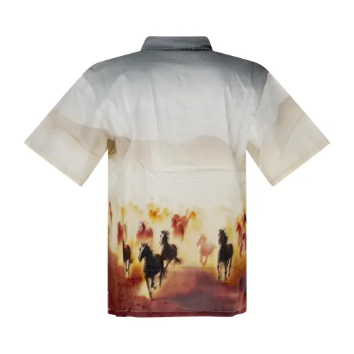 Dickies - Camicia multicolore Running Wild maniche corte con grafica allover